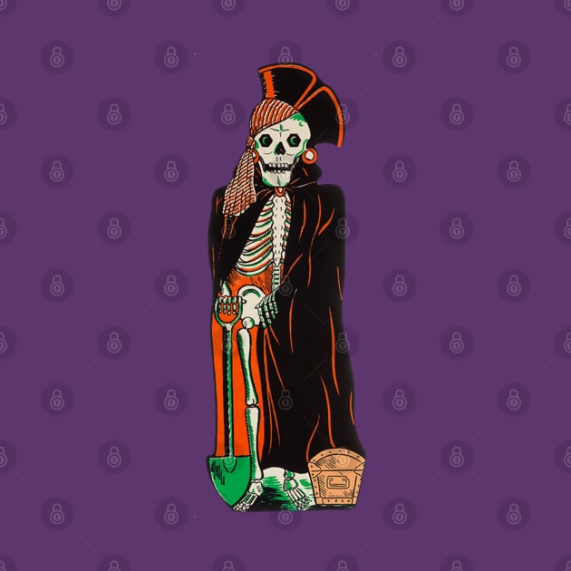 Halloween Skelton Pirate by zombill