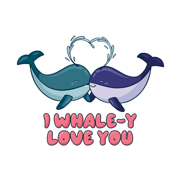 I Whale-Y Love You | Funny Animal Valentine by SLAG_Creative