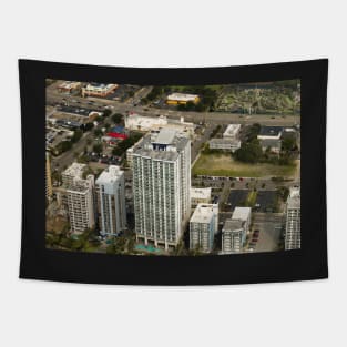 Aerial view of building, Myrtle beach Tapestry