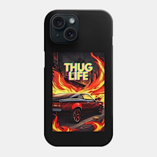 Thug Life Muscle: Badass Car Design for Rebels Phone Case