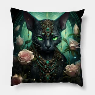 Glowy Sphynx Pillow