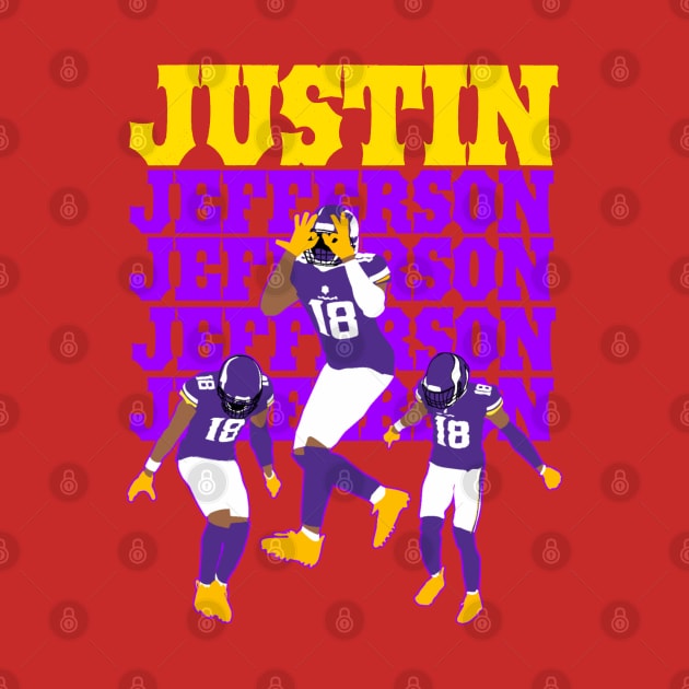 Justin Jefferson 18 by Mic jr