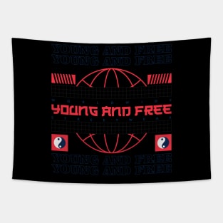 Young and Free Tapestry