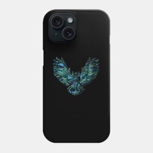 Funny owl colorful t-shirt Phone Case