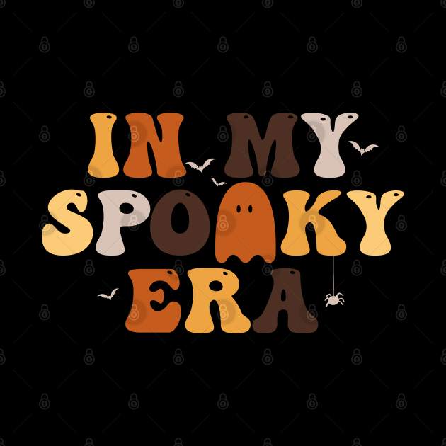 In My Spooky Era Spooky Season Retro Halloween Funny Ghost by deafcrafts