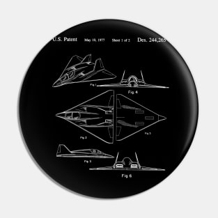 F-117 Nighthawk Patent | Stealth Bomber Pin