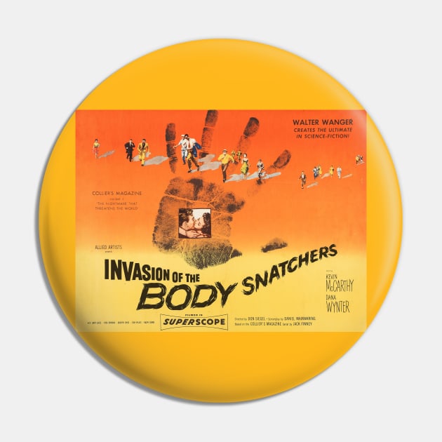 Invasion of the Body Snatchers Movie Poster Pin by MovieFunTime