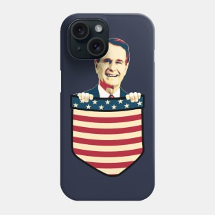 George H W Busch In My Pocket Phone Case