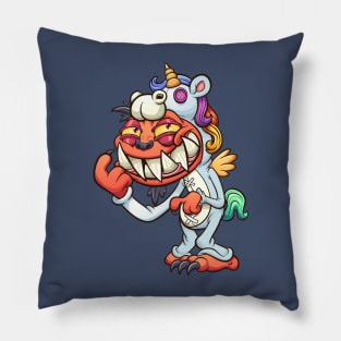 Monster Unicorn Pillow