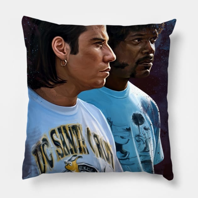 Pulp Fiction Banana Slugs Pillow by dmitryb1