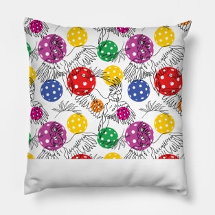 Pickleball Parrots Pillow