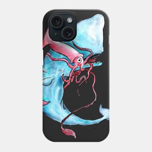 Squid vs Whale Phone Case