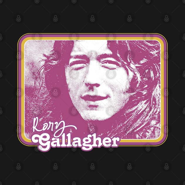 Rory Gallagher // Retro Tribute Fanart Design by DankFutura