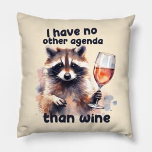 I have wine agenda Pillow