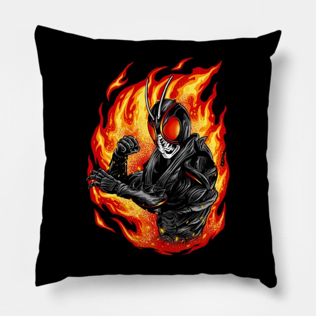 sun rider Pillow by spoilerinc