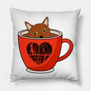 Are you brewing coffee for me Pillow