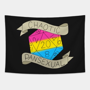 Chaotic Pansexual D20 Tapestry