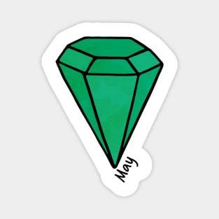 May Emerald Birthstone Magnet