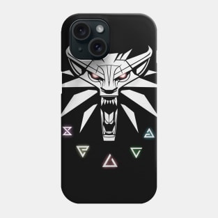 White Wolf Signs Phone Case