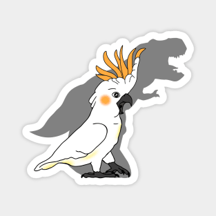 t-rex citron crested cockatoo Magnet