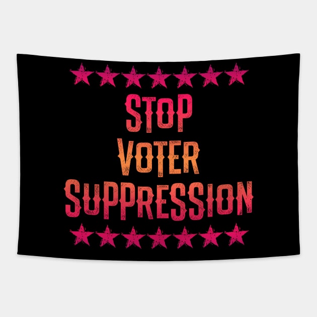 Don't mess with my vote. Stop voter suppression. Defend democracy, voters rights. Fuck Trump. Presidential elections 2020. Our votes matter. Voting matters. Register, show up, vote Tapestry by IvyArtistic
