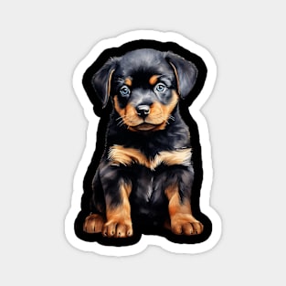 Puppy Rottweiler Magnet