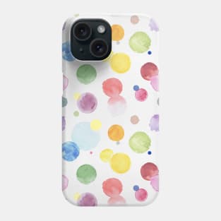 Watercolor Dots Phone Case