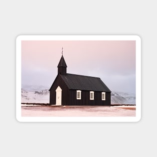 Black Church, Iceland Magnet