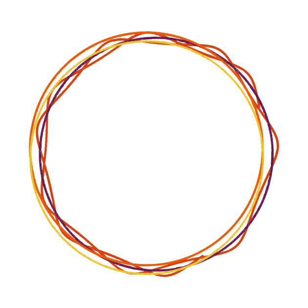 Imperfect Spirograph no. 2 by Eugene and Jonnie Tee's