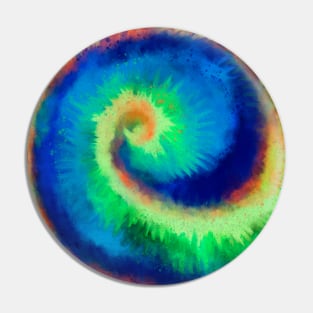 Pop Tie Dye Print Pin