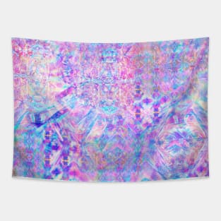 Purple Rainbow Holographic Tapestry