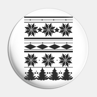 Fair Isle Pin