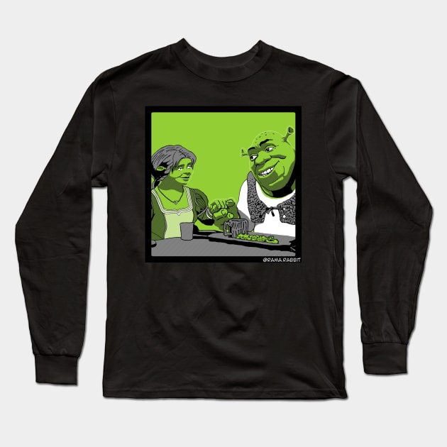 Shrek & Fiona - Shrek - Long T-Shirt | TeePublic