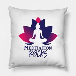 Meditation Rocks Pillow