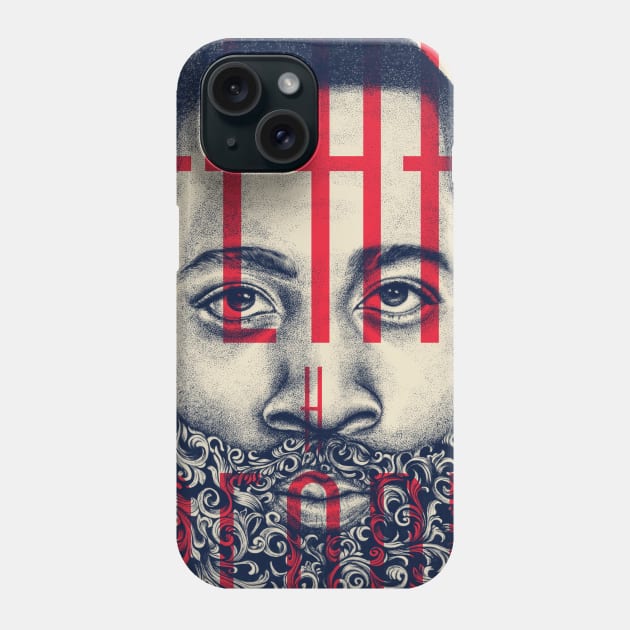 Fear the Beard Phone Case by DoubleDribble