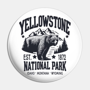 Yellowstone National Park: A Timeless Wilderness Haven Since 1872 Pin