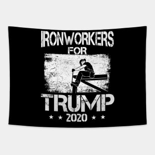 Ironworkers For Trump 2020 Ironworker Tapestry