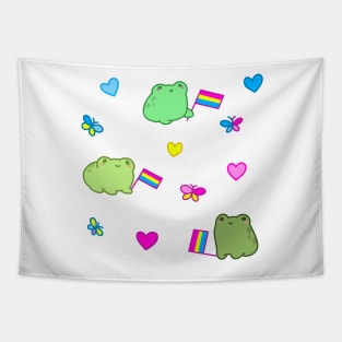 Rotund Pansexual Frogs Tapestry