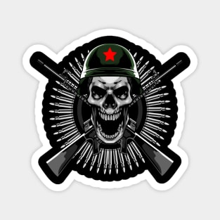 Skull Army Magnet