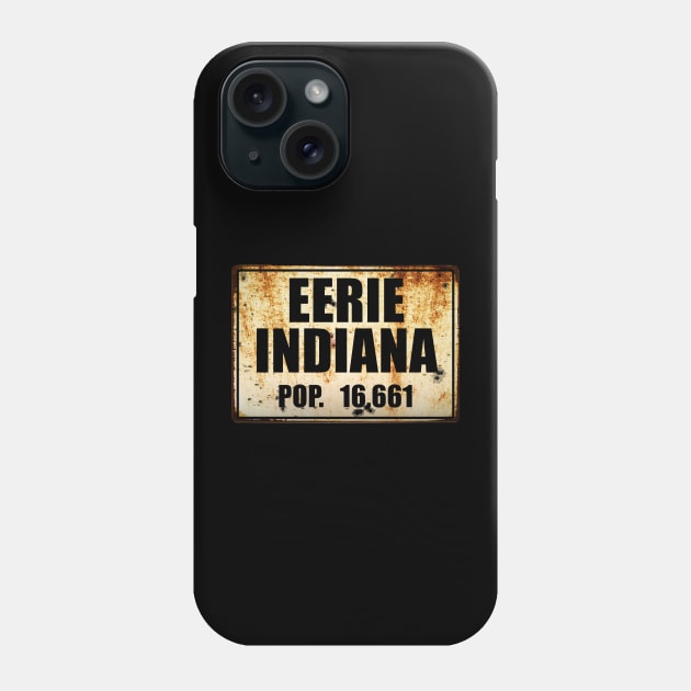 Eerie, Indiana Cult TV Show Design Phone Case by HellwoodOutfitters