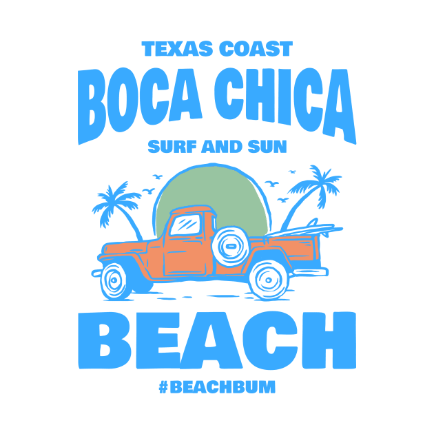 BOCA CHICA BEACH T-SHIRT by Cult Classics