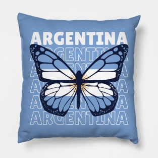 I Love Argentina // Argentine Flag // Argentinian Pride Pillow