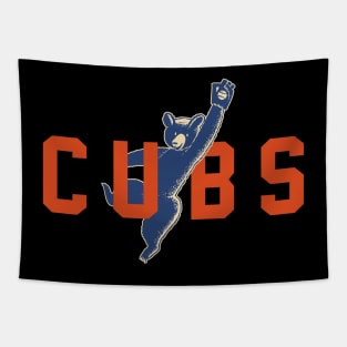 Vintage Chicago Cubs 3 by Buck Tee Tapestry