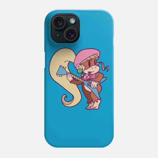 Cute Guitarist Dixie Kong Phone Case by saradaboru