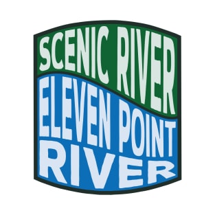 Eleven Point River Scenic River wave T-Shirt