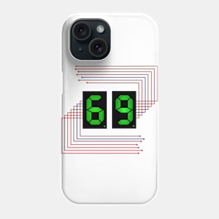 "69" 7Segment Phone Case