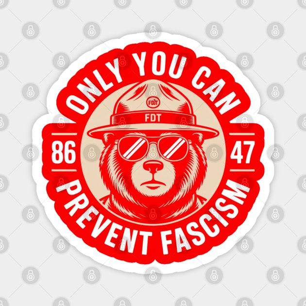 anti-trump Magnet by Creatifly Graphic Tees