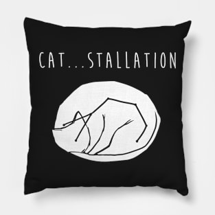 Cat...stallation Pillow