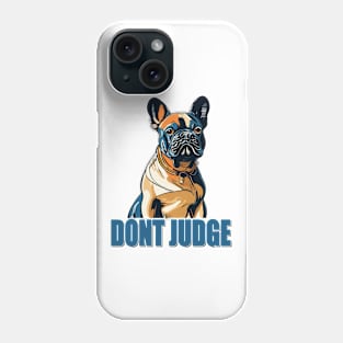 Don't judge cute cat Phone Case