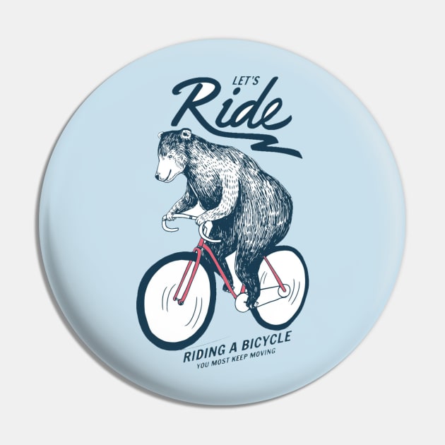 Bear rider Pin by FunnyHedgehog